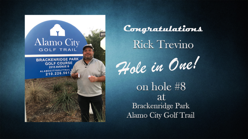 Rick Trevino Alamo City Golf Trail Hole in One