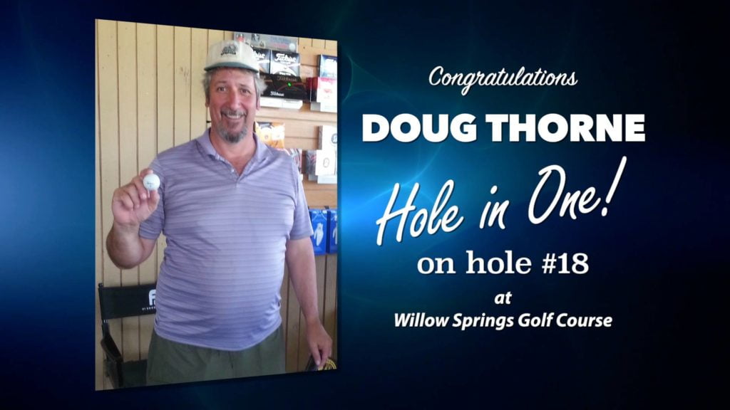 Doug Thorne Alamo City Golf Trail Hole in One