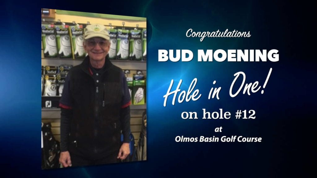 Bud Moening Alamo City Golf Trail Hole in One