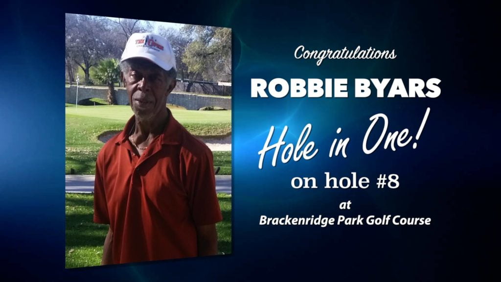 Robbie Byars Alamo City Golf Trail Hole in One