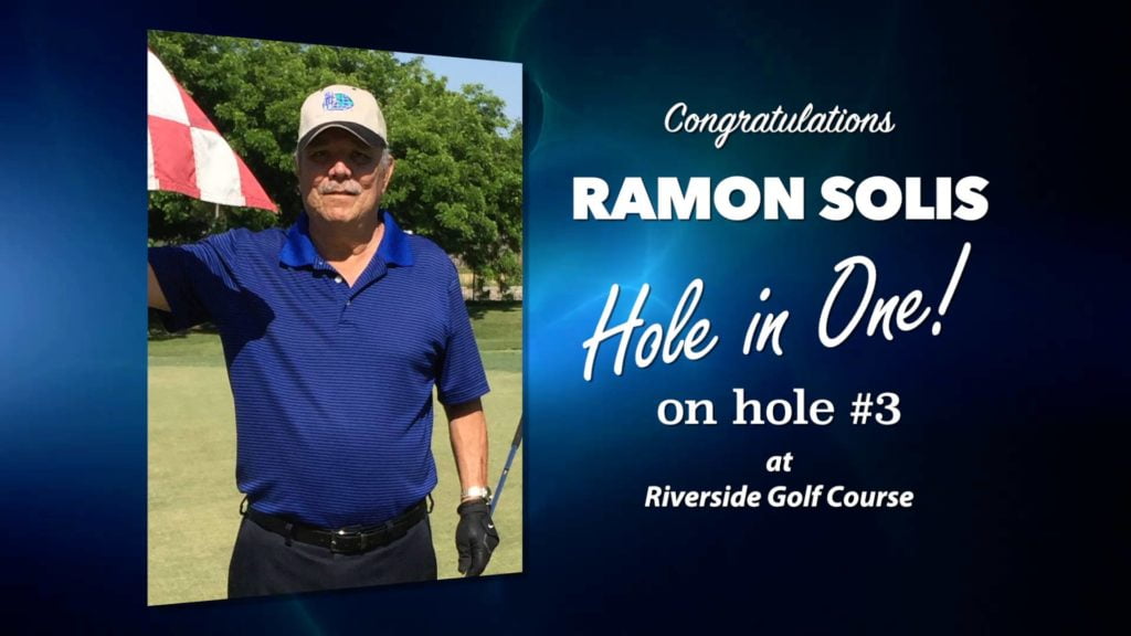 Ramon Solis Alamo City Golf Trail Hole in One