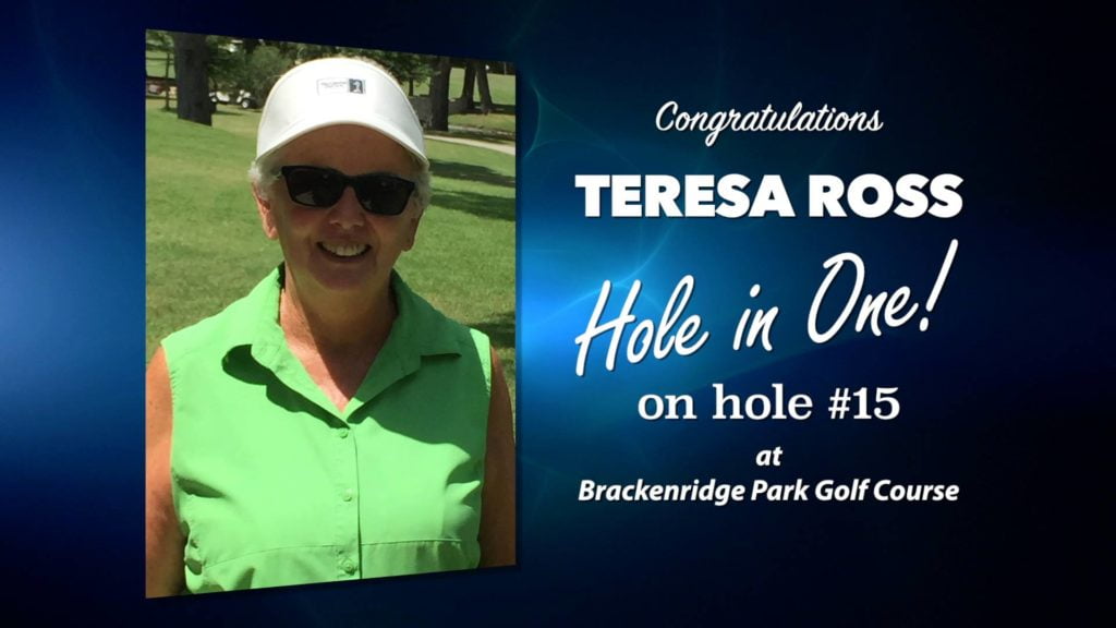Teresa Ross Alamo City Golf Trail Hole in One