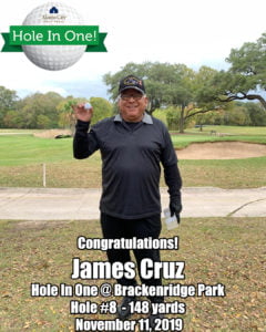 James Cruz Hole In One