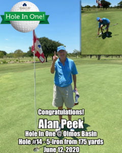 Alan Peek Hole In One