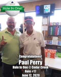 Paul Perry Hole In One