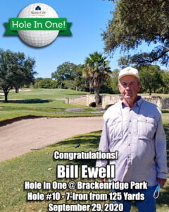 Bill Ewell Hole In One