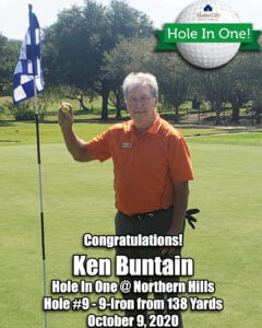 Ken Buntain Hole in One