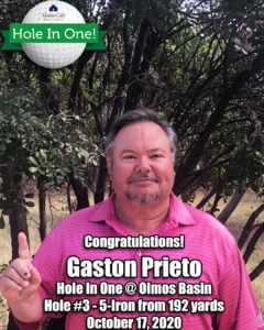Gaston Prieto Hole In One