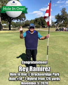 Rey Ramirez Hole In One