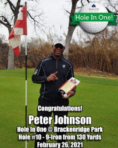 Peter Johnson Hole In One