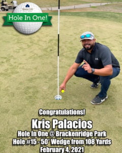Kris Palacios Hole In One