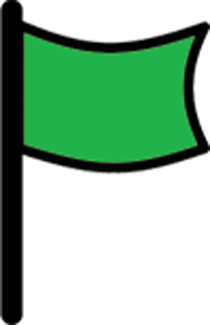 green flag clipart