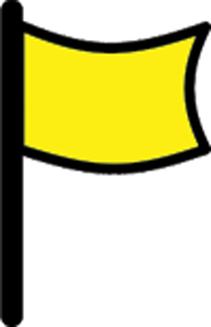 yellow flag clipart