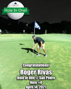 Roger Rivas Hole In One