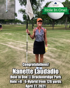 Nanette Laudadio Hole In One