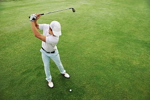 improve your golf swing at home