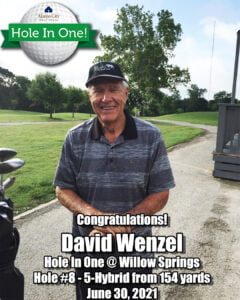 David Wenzel Hole In One
