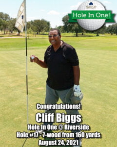 Cliff Biggs Hole In One