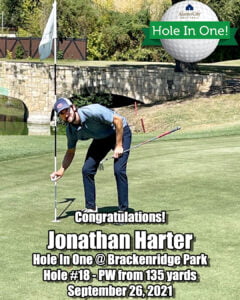 Jonathan Harter Hole In One
