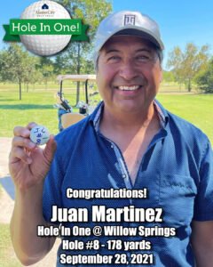 Juan Martinez Hole In One