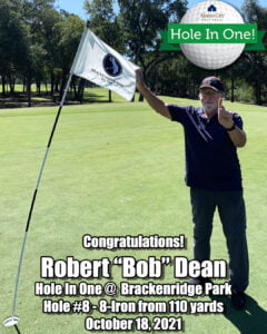 Robert Bob Dean Hole In One