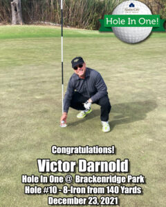 Victor Darnold Hole In One