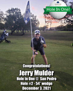Jerry Mulder Hole In One