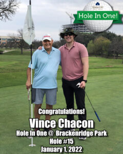 Vince Chacon Hole In One