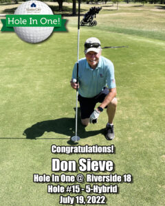 Don Sieve Hole In One