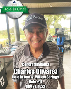 Charles Olivarez Hole In One
