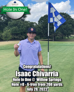 Isaac Chivarria Hole In One