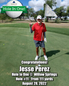Jesse Perez Hole in One