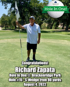 Richard Zapata Hole In One