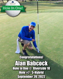 Alan Babcock Hole In One