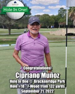 Cipriano Munoz Hole In One