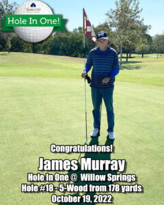 James Murray Hole In One