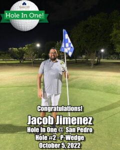Jacob Jimenez Hole In One