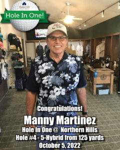 Manny Martinez Hole In One