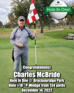 Charles McBride Hole In One