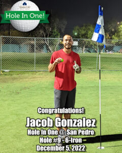 Jacob Gonzalez Hole In One