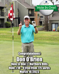 Don O'Brien Hole In One