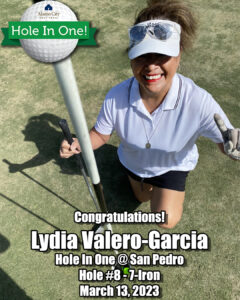 Lydia Valero-Garcia Hole In One