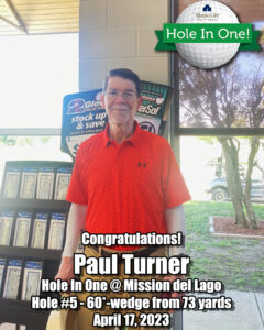 Paul Turner Hole In One