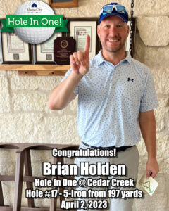 Brian Holden Hole In One