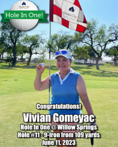 Vivian Gomeyac Hole In One