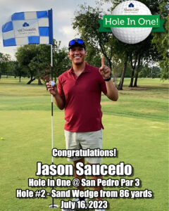 Jason Saucedo Hole In One