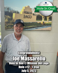 Joe Massarello Hole In One