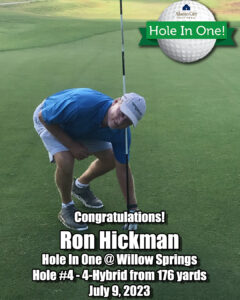 Ron Hickman Hole In One