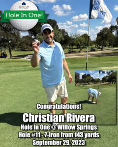 Christian Rivera Hole In One