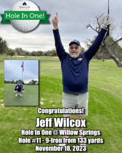 Jeff Wilcox Hole In One